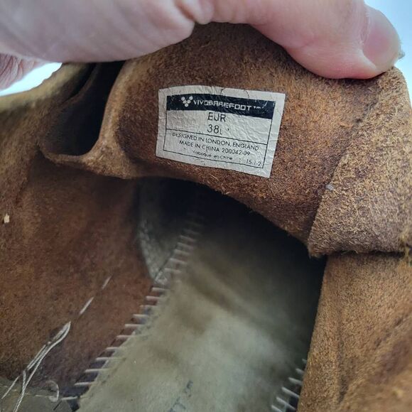Vivobarefoot Gobi Leather Desert Boots Brown EU 38 / US 7 Minimalist Barefoot Sh - Picture 11 of 13